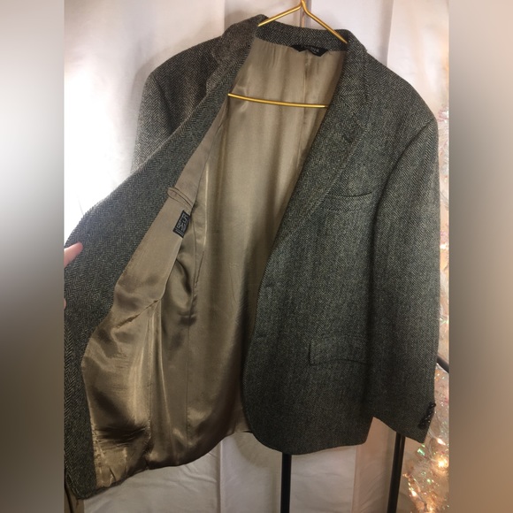 JoS. A. Bank | Men’s Wool Tan Brown Blazer Jacket - Picture 7 of 13